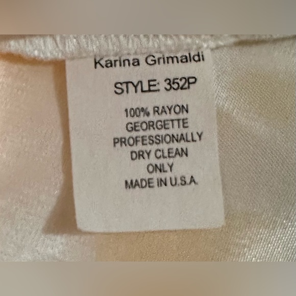 Karina Grimaldi Strappy Matilda Mini Dress Lemon Brush Stroke Print Front Cutout - Picture 9 of 10